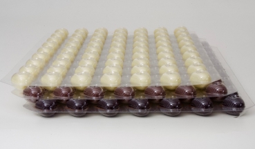 3 Set - Mini Schokoladenherz Hohlkörper gemischt von sweetART